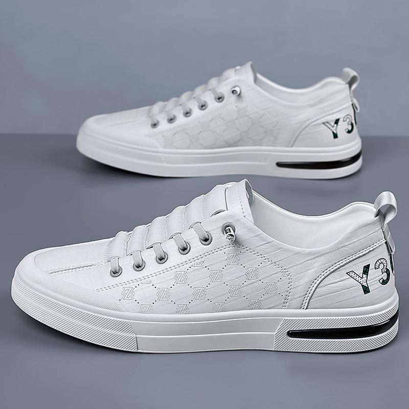 Spring and Autumn New Men's Leather Shoes Casual Leather Men's Shoes Little White Shoes Fashion Board Shoes