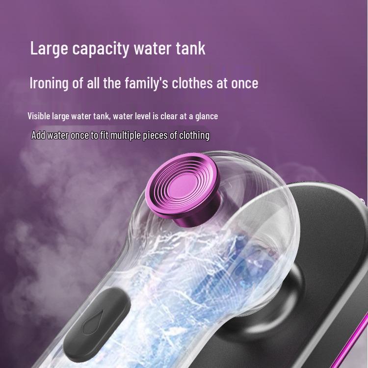 Compact Handheld Garment Steamer and Folding Iron серый