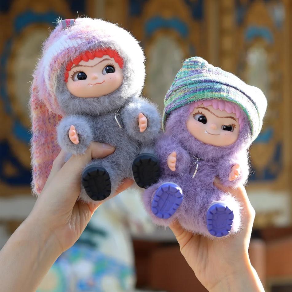 Wakuku V1 V2 Blind Box Fox & Bunny Trick Or Treat Series Vinyl Doll Suprise Bag Keychain Trendy Toy Mystery Box Gifts