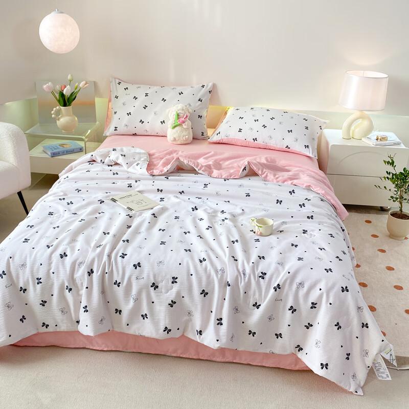 Xiaoyueya Fresh Bowknot Washable Summer Quilt