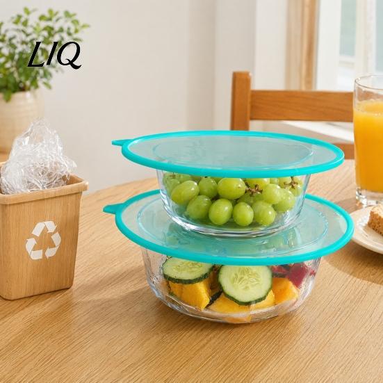 Silicone Seals Bowl Cover, Reusable Multi-Size Food Storage Lids Set, Dishwasher Durable Safe Eco-Friendly Fresh for Bowls Cups Mugs Jars Vegetable