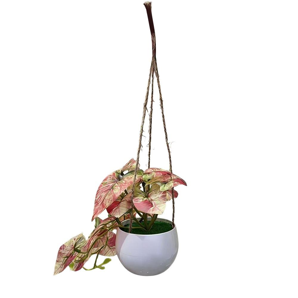 

Green Artificial Grass Hanging Bonsai DIY Hanging Simulated Plant Photo Props Accessories Hang Potted Plant Business Office