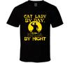 Cat Lady By Day Ninja By Night Funny Gift Kitten Cats Crazy Mom T Shirt
