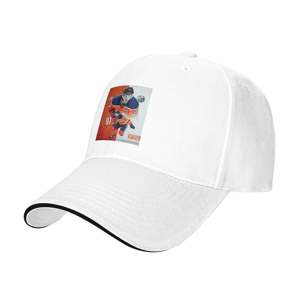 Connor McDavid Cap Fashion Casual Baseball Caps Adjustable Hat Hip Hop Summer Unisex Baseball Hats Customizable Polychromatic