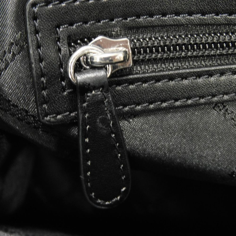 Used 11974 Gigi Empire Logo Large Tote 30S3G3GT3J 7924 Black 2-Way Shoulder Bag MK Jacquard Natural Unisex from Japan