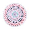 Round Printed Microfiber Beach Towel With Tassels Super Soft Quick Dry Water Absorbent Round Beach Swimming Bath Towel