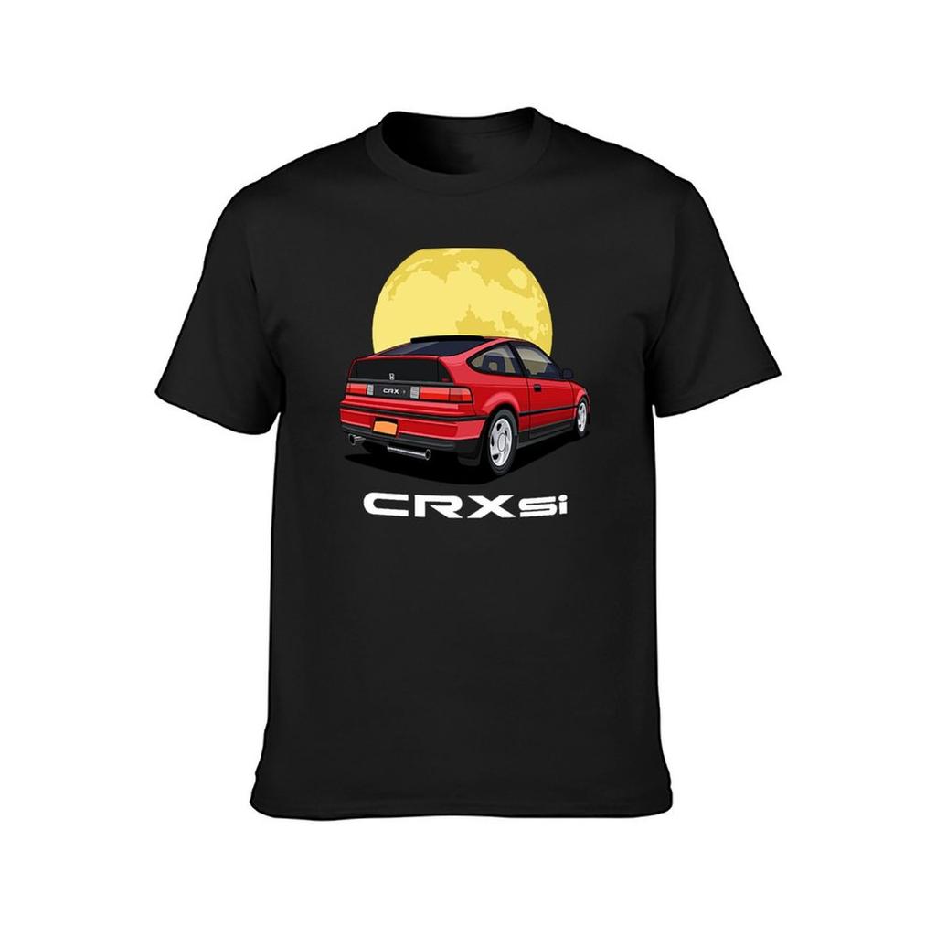 CRX SI Classic Car T-Shirt Korean Fashion Hippie Clothes Sublime Men's Clothing