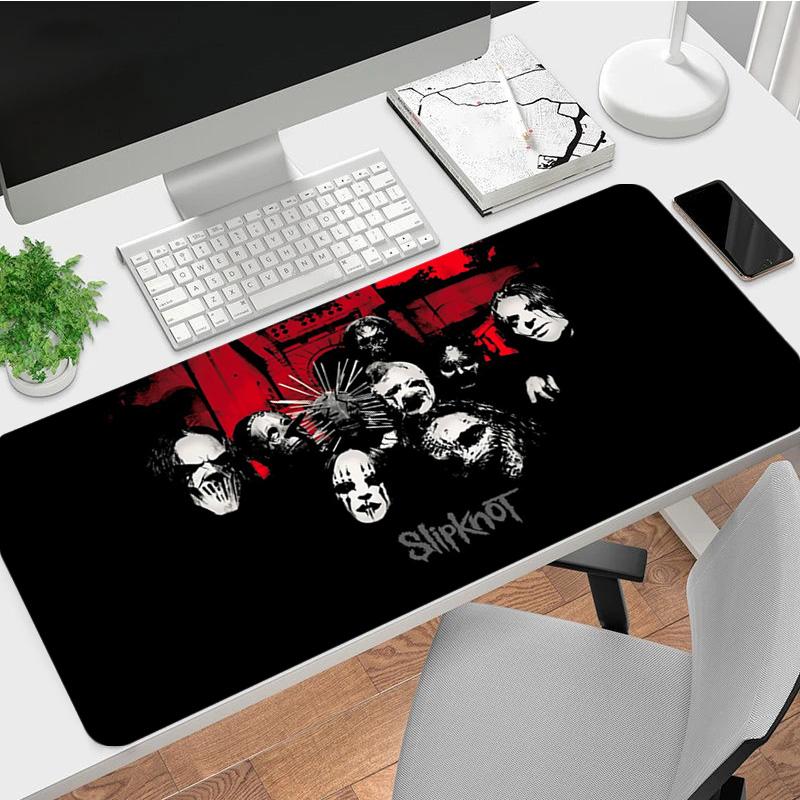 Metal Band Xl Gaming Mouse Pad Nonslip Rubber Base Stitched Edge Waterproof Desk Mat For Pc Laptop Gamer Office Computer Accessories C929914