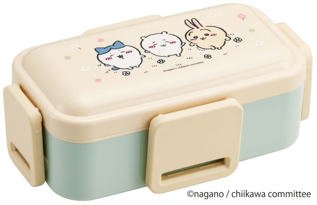 Skater Bento Box Chiikawa 600ml Antibacterial Softly Served Lid 2 Tier For Women Made In Japan Dome-Shaped PFLW4AG-A
