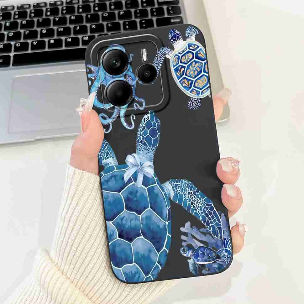 Luxury Rose Cover For Xiaomi Redmi Note 14 5G Case 6.67" Soft Slim Phone Case For Redmi Note 14 Note14 5G Capa Bags
