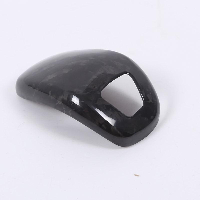 Real Carbon Fiber Car Interior Gear Shift Gear Head Cover Trim For Porsche Panamera 971 2017-2023 Auto Accessories