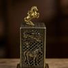 Immediate Wealth Creative Alloy Small Incense Burner: Standing Heart-Blessings Incense Aroma Ornament
