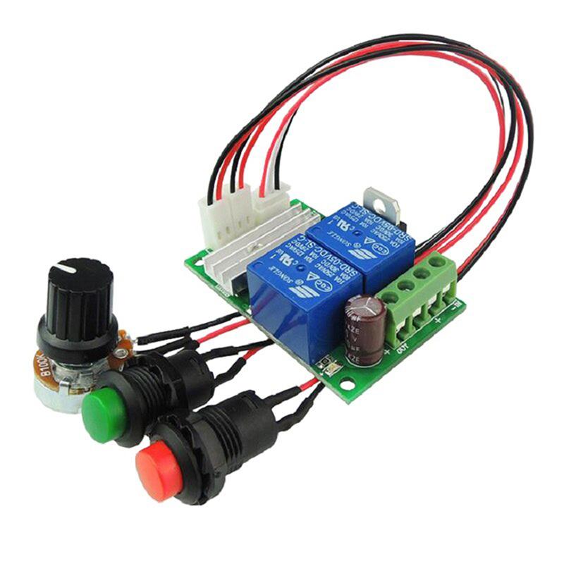 Regolatore Motore DC PWM 6V12V24V Interruttore Avanti e Indietro Controller Motore