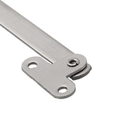 2 Pieces Stainless Steel Folding 180 Degree Furniture Cabinet Lid Support Hinges Cabinet Door Support Furniture Pull Rods