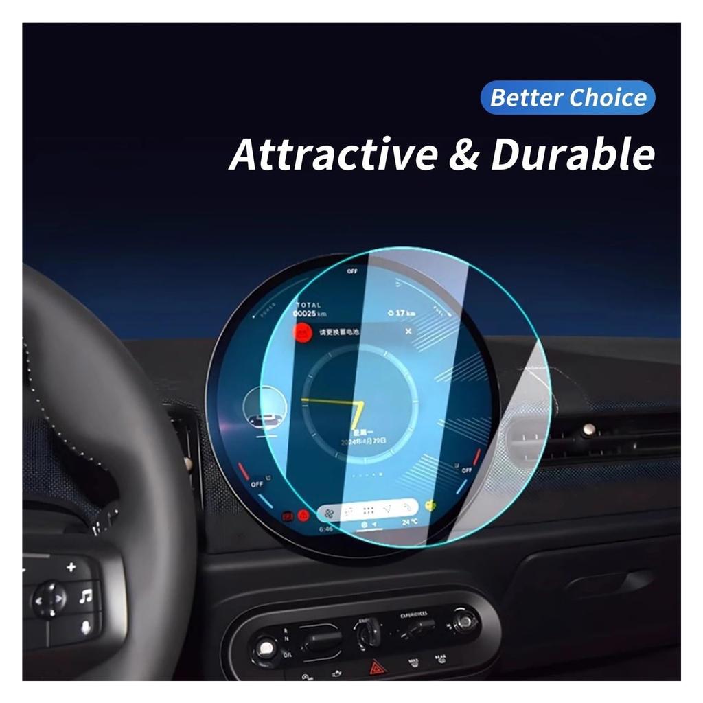 Navi Protective Film Glass Protective Film Car GPS Navigation Enhancing Mini Cooper S F65