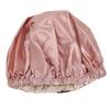 Sleep Cap Double Layer Adjustable Champagne and Beige Slick Finish Breathable Night Sleeping Hair Bonnet