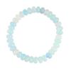 Festive Gifts Aquamarine Abacus Beaded Bracelet Fresh Fashion Jewelry For Women Daily Wear Gift