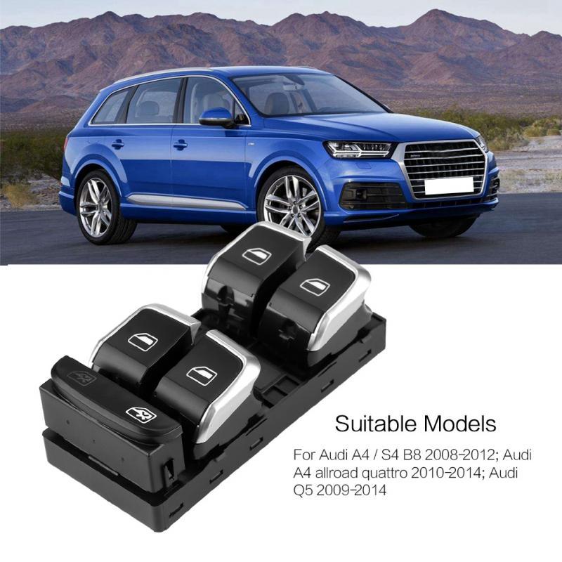 Conlense Window Side Glass Lifter Switch 8KD 959 851A/8K0 959 851F Car Window Switch for A-u-d-i Conlense Window Side Glass Lifter Switch 8KD 959 851A/8K0 959 851F Car Window Switch for A-u-d-i