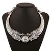Ethnic Style Retro Necklace With Double Dragon Bead Design For Fashion Enthusiasts