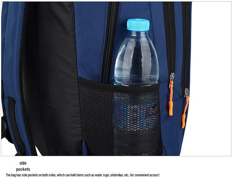 Korean Style Letter Print Casual Backpack - Unisex Water-Resistant Schoolbag & Laptop Bag