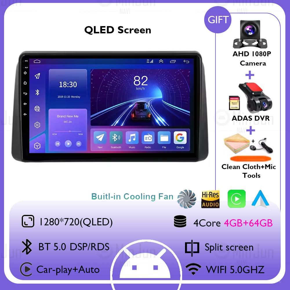 For Chrysler 2011 - 2015 Grand Voyager 5 Car Radio Android 14 Multimedia  Wireless Carplay Auto Stereo QLED Touch Screen