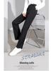 Spring 2024 Women's High-Waisted Slimming Loose Wide-Leg Suit Pants