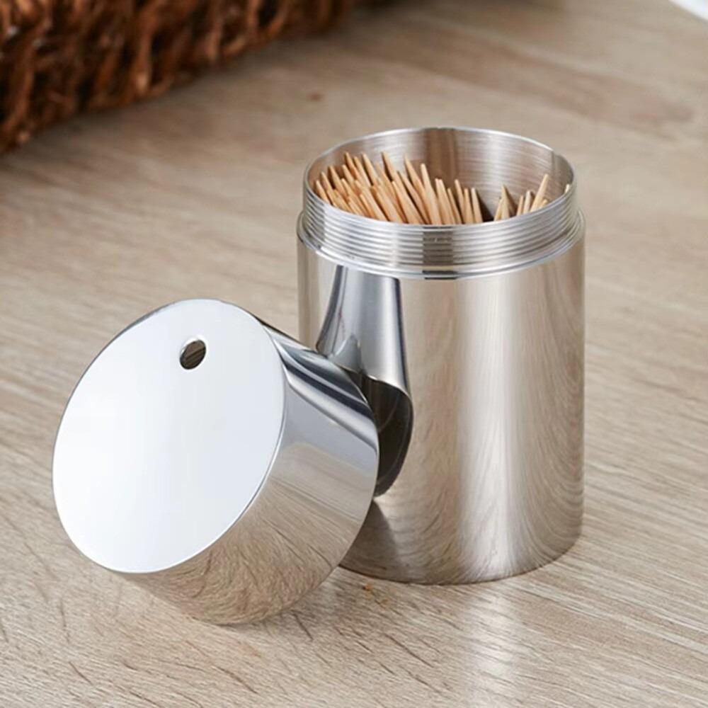 304 Stainless Steel Stainless Steel Toothpick Holder Toothpick Storage Box  Toothpick Storage