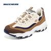 Skechers Milk Tea Bear 2.0 D'Lites Corduroy Patchwork Dad Shoes