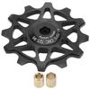 MEROCA Rear Derailleur Pulley 12T Aluminum Alloy Sealed Bearing Jockey Wheel for Mountain Road Bike Black