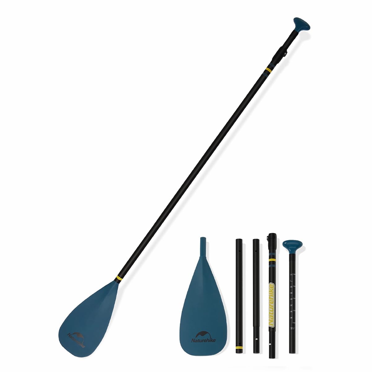 

Naturehike Kayak Paddle for Rowing, 217cm Kayak Paddle Shaft with Carbon Fiber Blade (Blue)