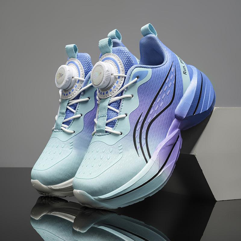 Children's Running Shoes 2025 Spring and Autumn New Leather Surface Boys Soft Sole Lightweight School Versatile Sports Shoes