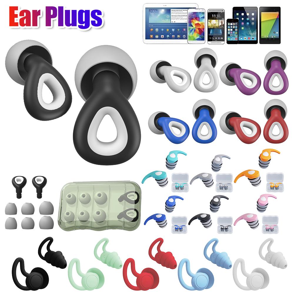 1 Set Ohrstöpsel Zum Schlafen Tapones Para Dormir Lärm Reduktion Wasserdicht Schwimmen Ohr Stecker Schutz Oordopjes Ohrstöpsel Set