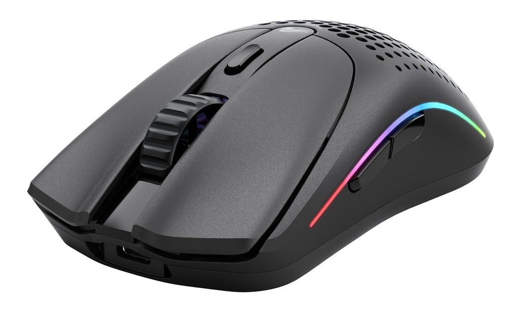 Glorious MODEL O 2 Wireless Gaming Large RGB Wireless and Bluetooth Connection Matte MS667 Mouse, Ultra-Lightweight 68g, Capacity, 2.4G Compatible,