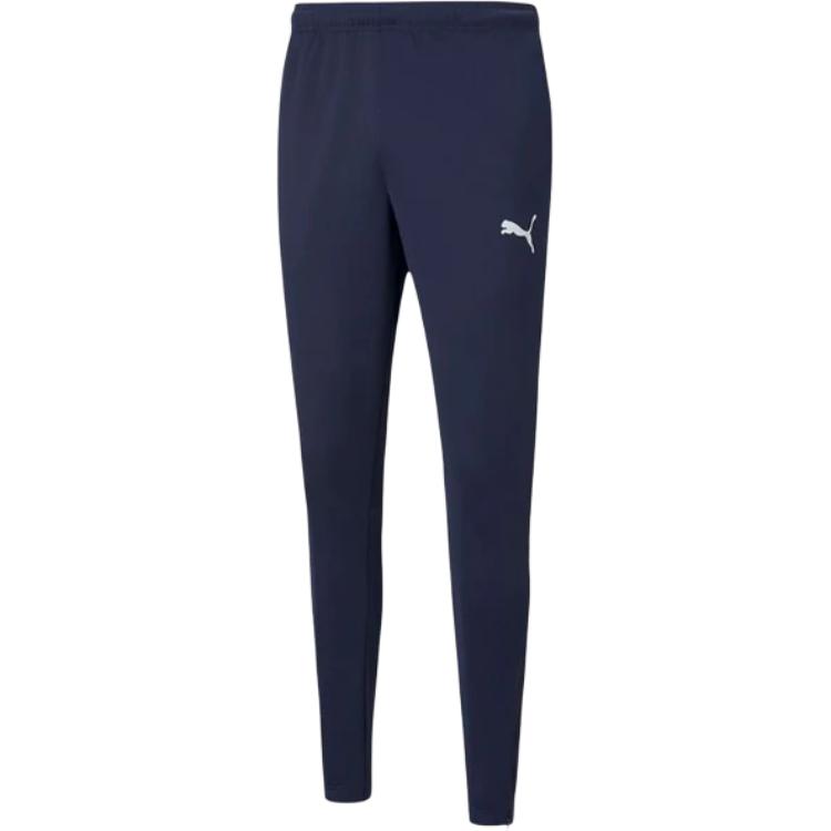 Puma Logo Loose Fit Tapered Knit Sports Pants Men pants Navy-Blue 657390-06 S