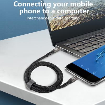Câble USB C USB C vers USB C Câble Flexible Support Thunderbolt 4/3 USB4 PD 240W Charge Rapide Vidéo 8K 40 Gbps Données