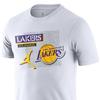 Jordan Dri-Fit NBA Los Angeles Lakers Printed Basketball T-Shirt Men Tops White DA6629-100