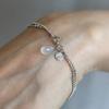 [silver925] Moonlit Bracelet (white)(chalcedony)