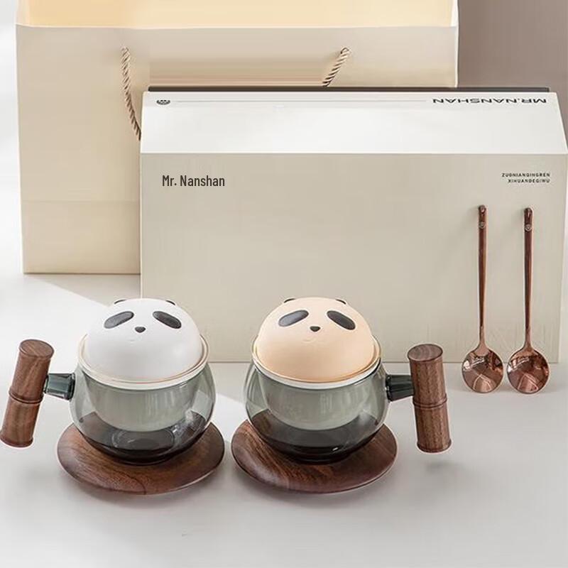 Cute Panda Bamboo Ceramic Tea Mug
