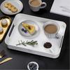 Easy-to-Clean Serving Platter Decorative Decorative Tray Breakfast Bread Plate  Beverage Serving