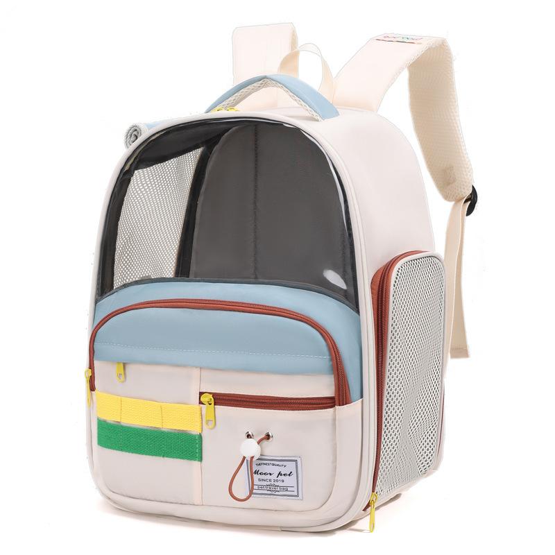 Convenient for Pets To Go Out Large Capacity Foldable Breathable Pet Backpack Portable Cat Bag Small Animal Carrier