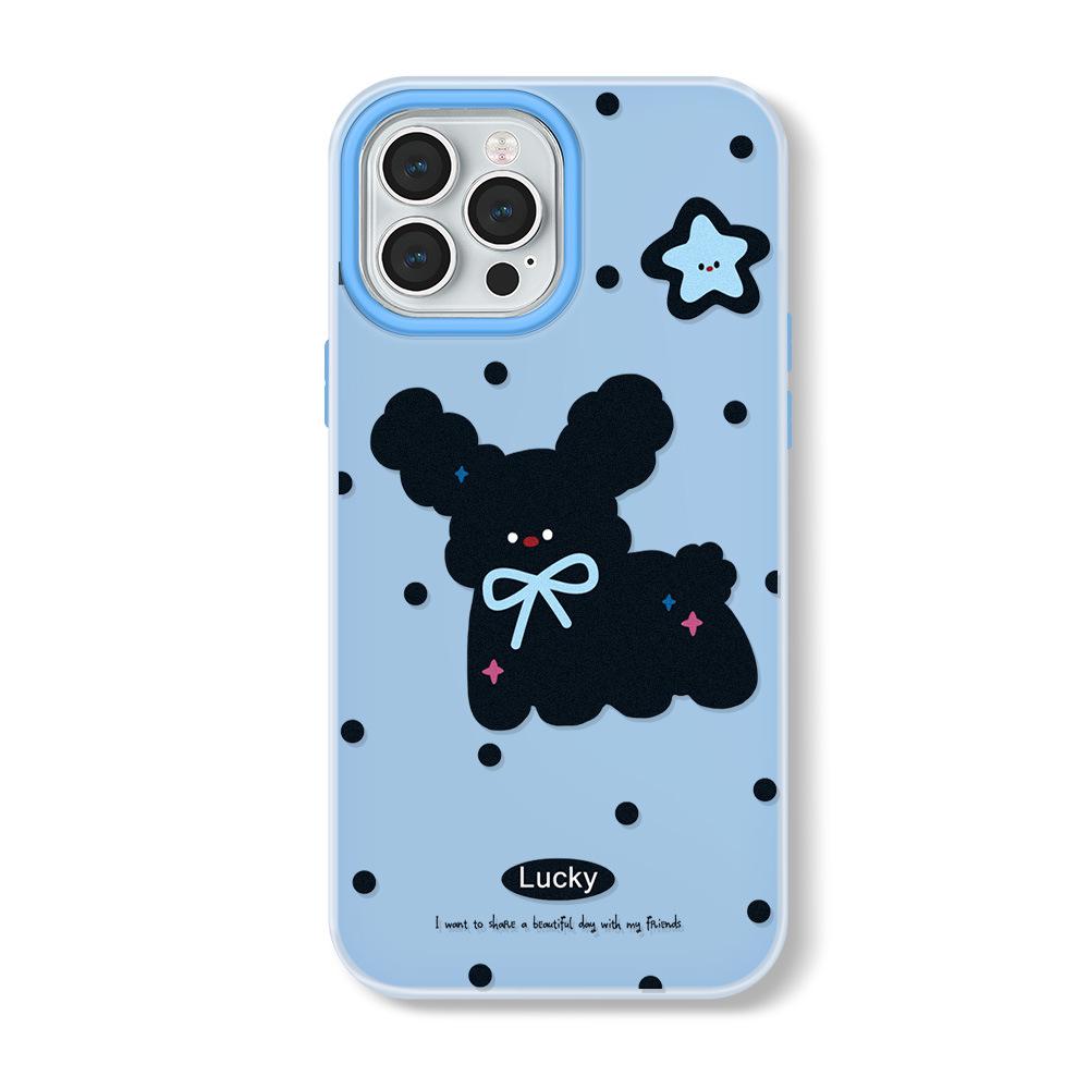 

Чехол для телефона Zhitai Apple 16 с ремешком на руку, для iPhone 11-15, мультяшный дизайн, идеально подходит для iPhone 14 Pro Max, желейная отделка для женщин. iPhone 14 Plus/15 Plus