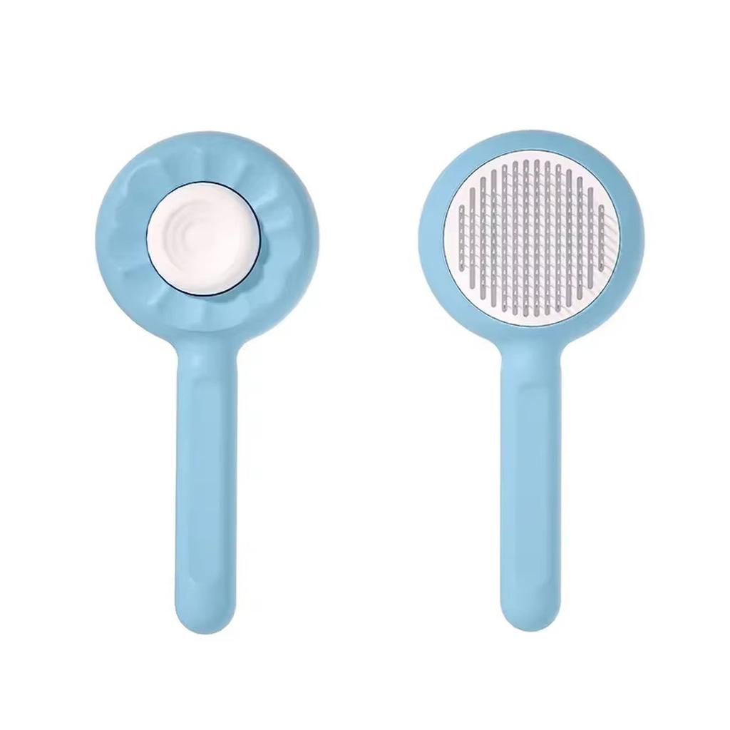 Grooming Kit Deshedding Brush Comb And Nail Clippers For Long Haired Cats Pet Combs