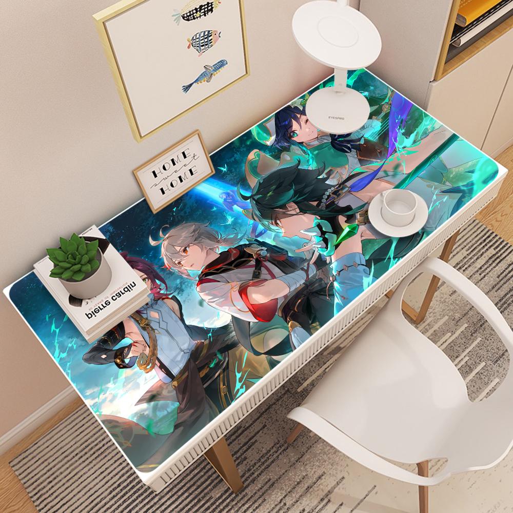 Genshin Impact Mousepad New Arrivals Gamer Speed Mice Retail Small Rubber Mousepad Size for big CSGO Game Desktop PC Laptop