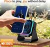 Wireless Bluetooth Induction Speaker, Phone Speaker Amplifier with Colorful Lights & 3500mAh Battery, Portable Phone Stand