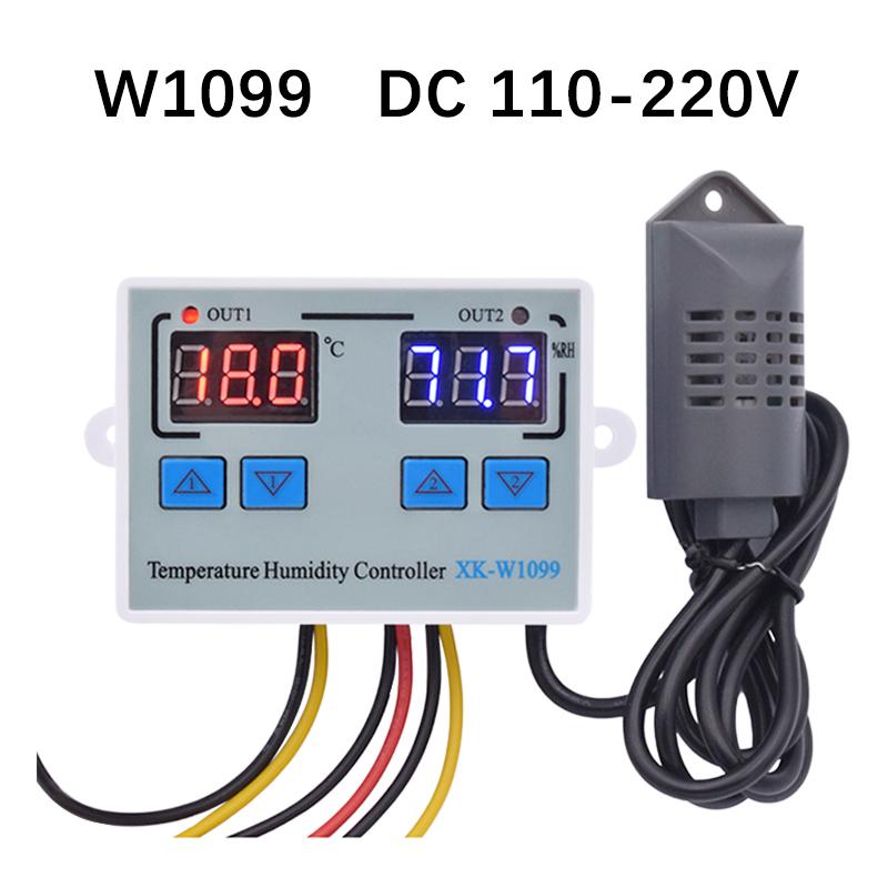 W3001 W3002 W3005 W1088 W1099 Digital Display Microcomputer Temperature Humidity Controller 12V 220V Hygrometer Thermorelator