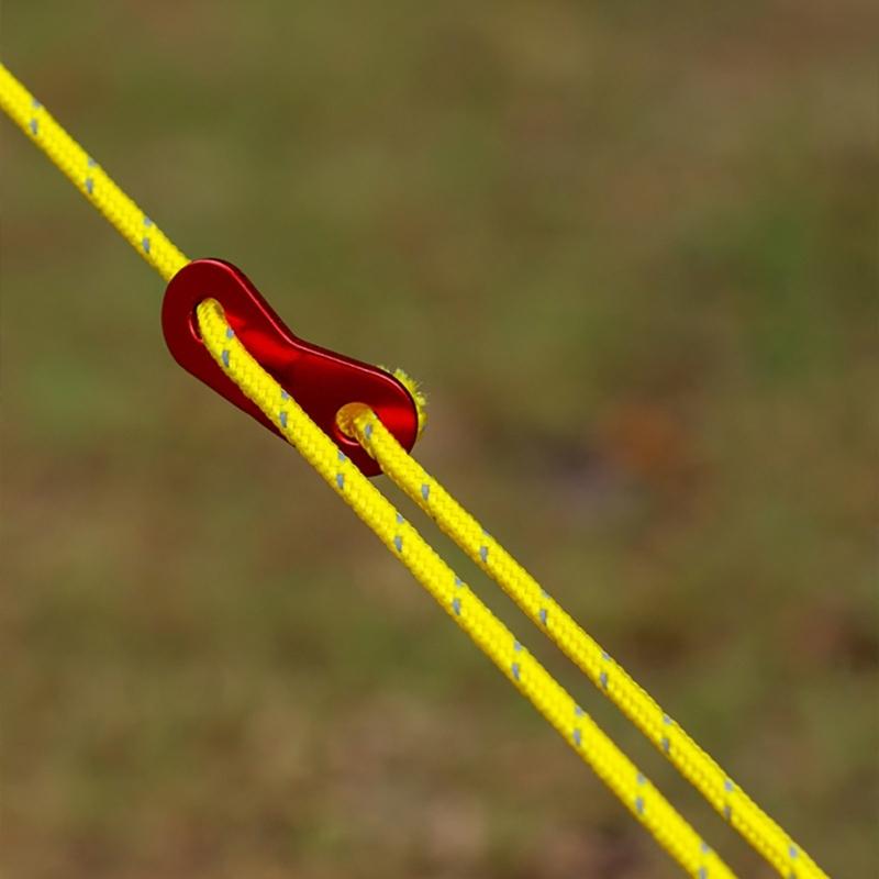 Camping Rope Cord Guy Line for Camping Tent Fixation, Travel Backpacks, Outdoor 13 Feet 4MM Reflective Tent Guy Rope