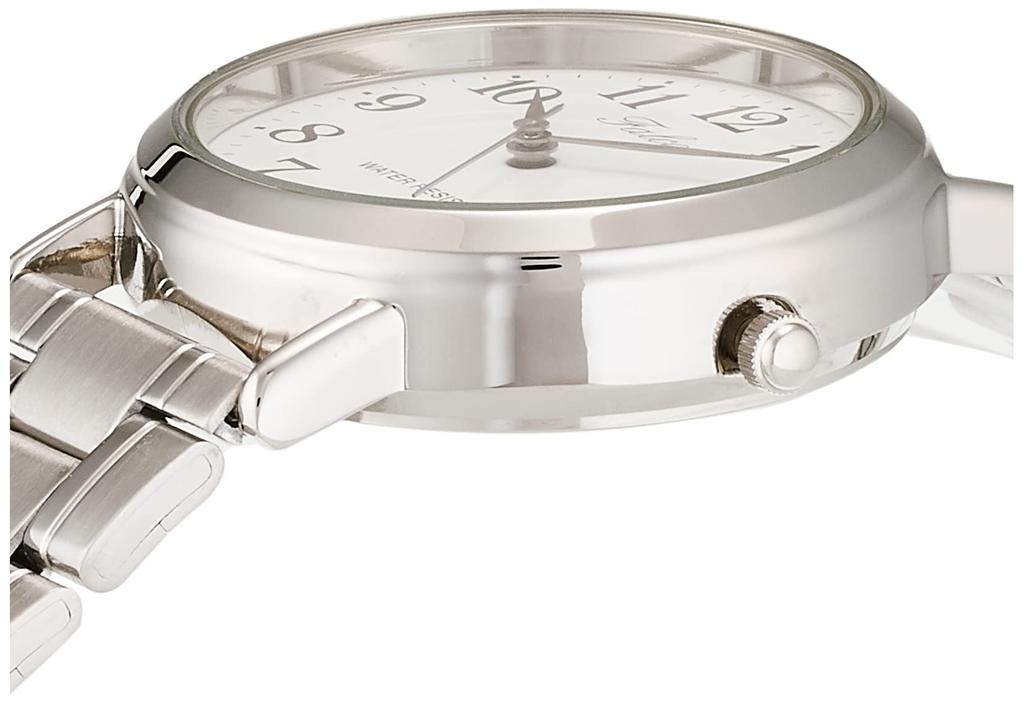 Citizen Analog Watch with Date Waterproof Metal Silver Q&Q Women's Display, Band, (Q04A-001PK)
