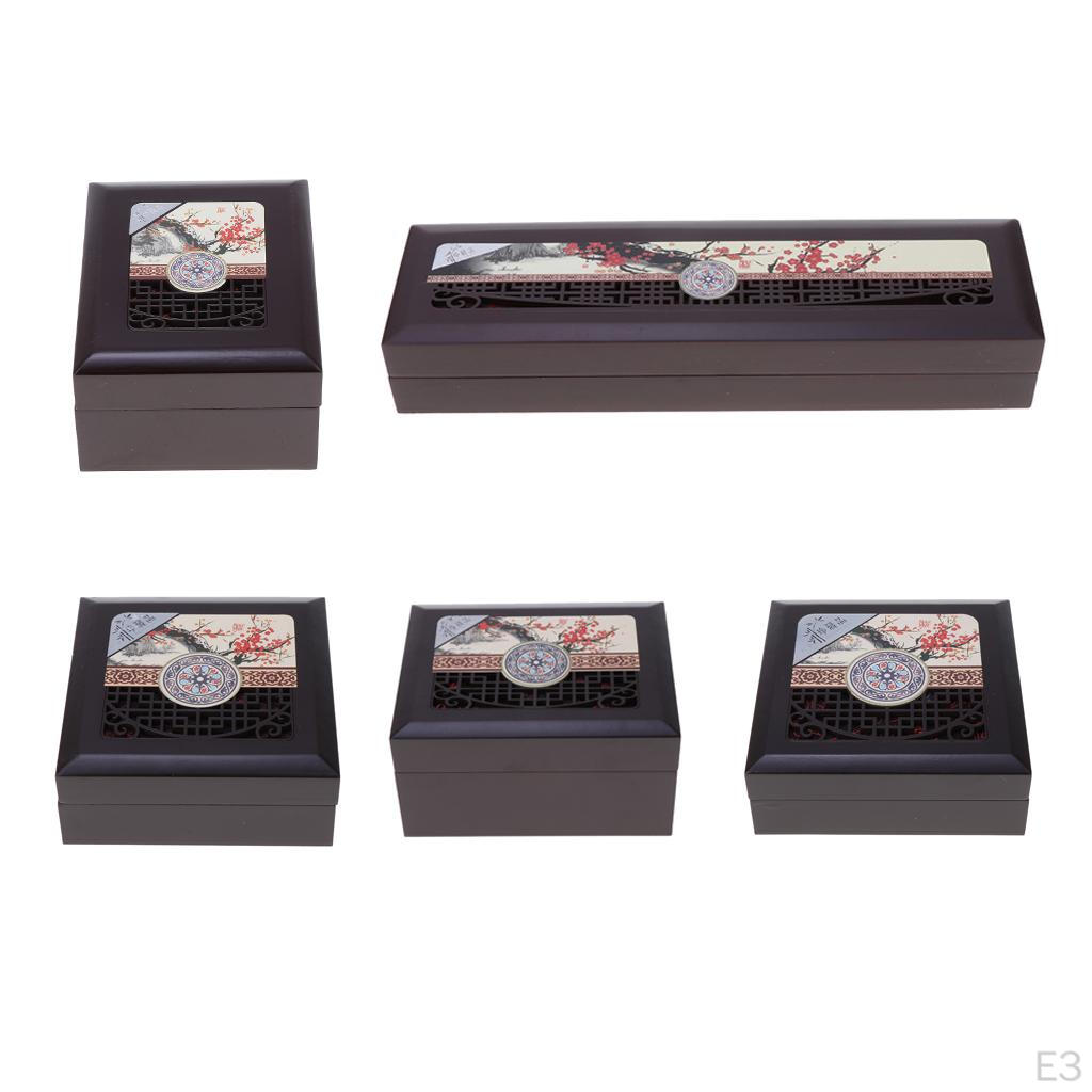 Jewelry Keepsake Storage Box Wooden Organizer Case