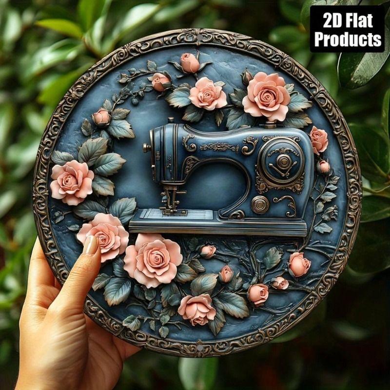 Metal Tin Sign 2D Wall Art Home Decor Flat Hanging Decorative Plaque
