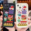 Soft Silicone Square Ladder Printing Pattern Phone Casing Full Cover Camera Shockproof Protection Rubber Case for Xiaomi Redmi